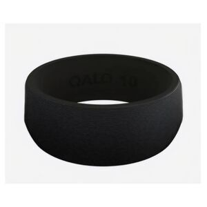 Qalo Engravsble Black Silicone Band